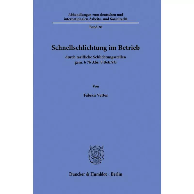 Schnellschlichtung im Betrieb