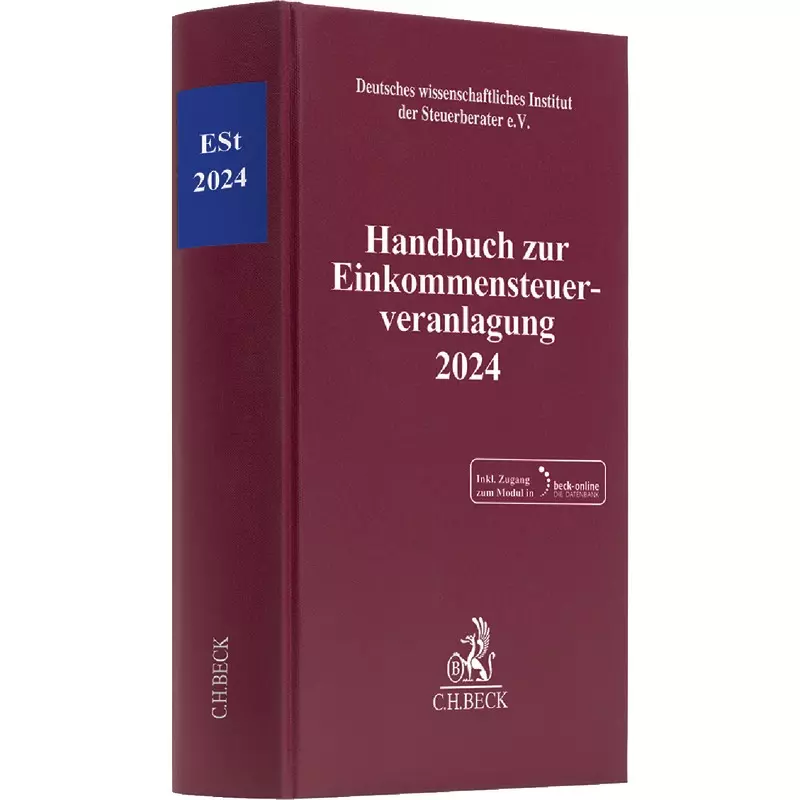 Handbuch zur Einkommensteuerveranlagung 2024: ESt 2024