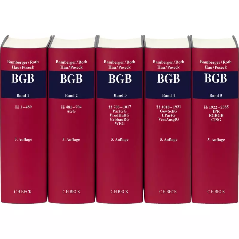 Kommentar zum Bürgerlichen Gesetzbuch - Gesamtwerk