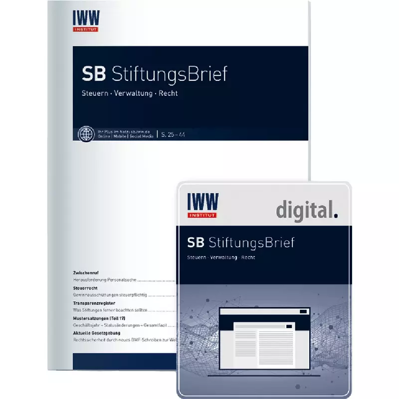 SB StiftungsBrief - Abonnement