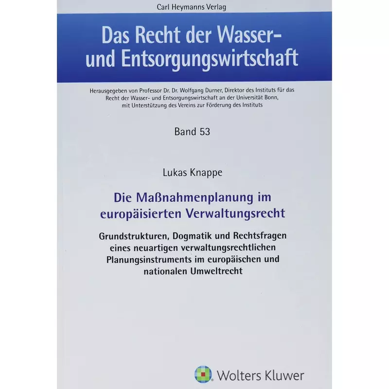 Die Maßnahmenplanung im europäisierten Verwaltungsrecht
