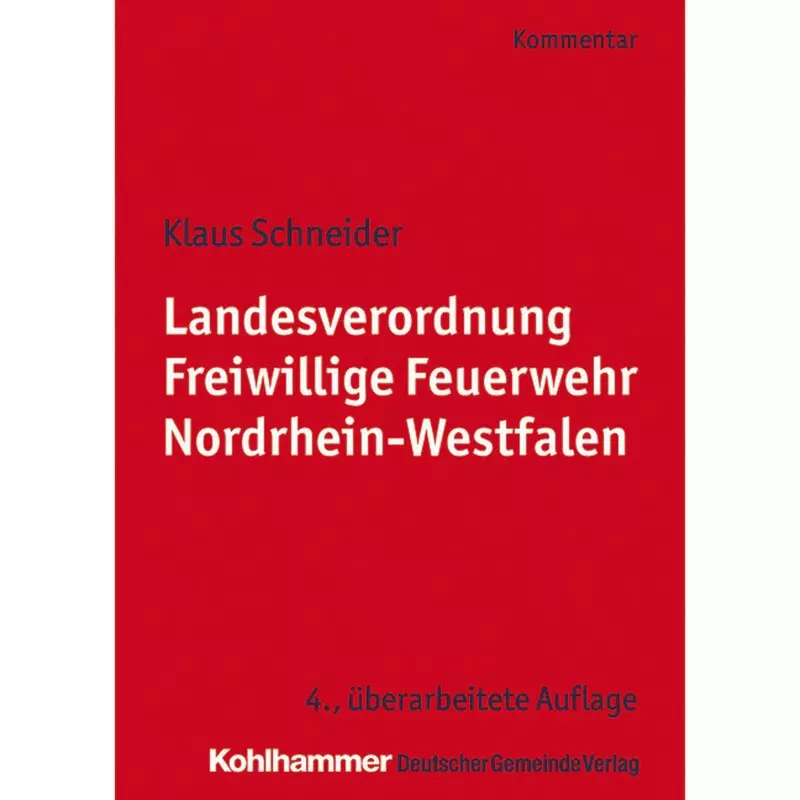 Landesverordnung Freiwillige Feuerwehr Nordrhein-Westfalen