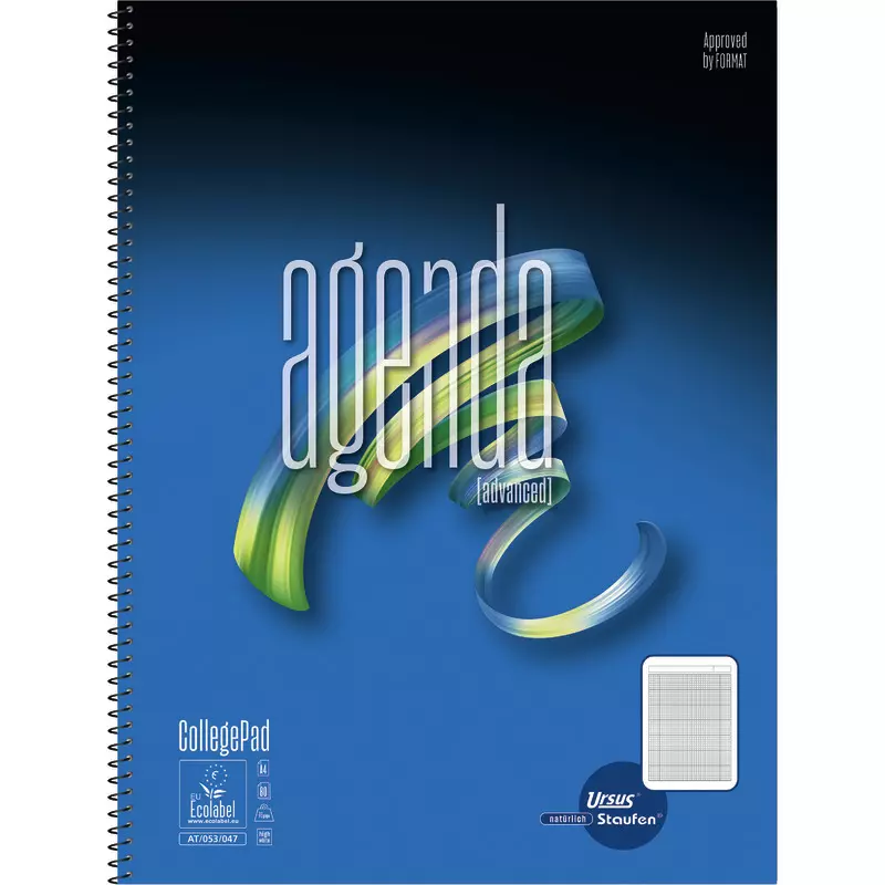 Staufen Collegeblock Advanced A4 80 Blatt 70 g/qm Lineatur Agenda