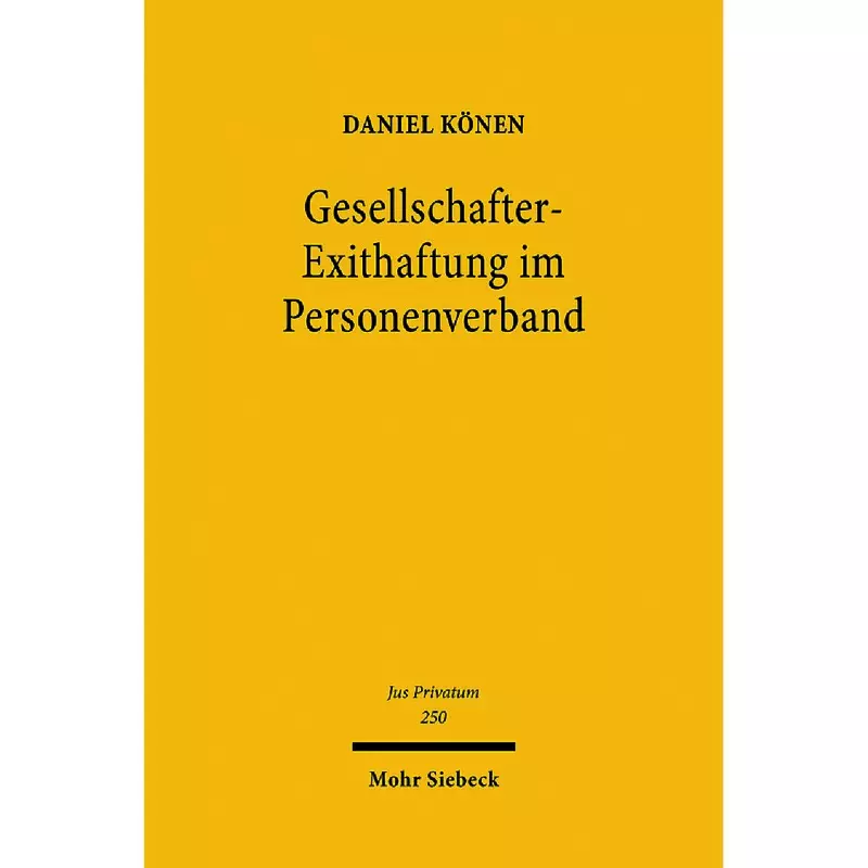 Gesellschafter-Exithaftung im Personenverband