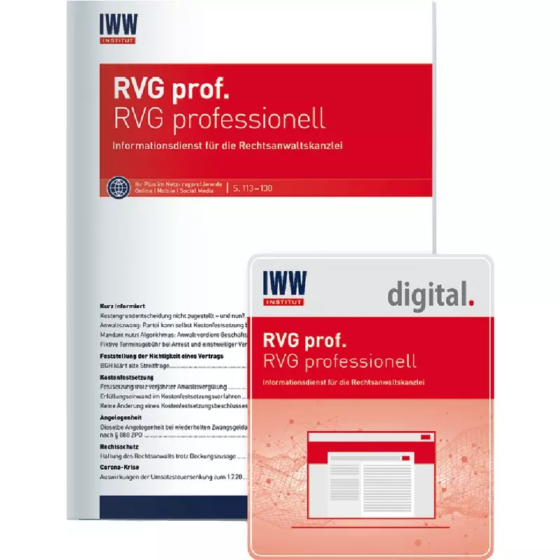 RVG professionell - Probeabonnement