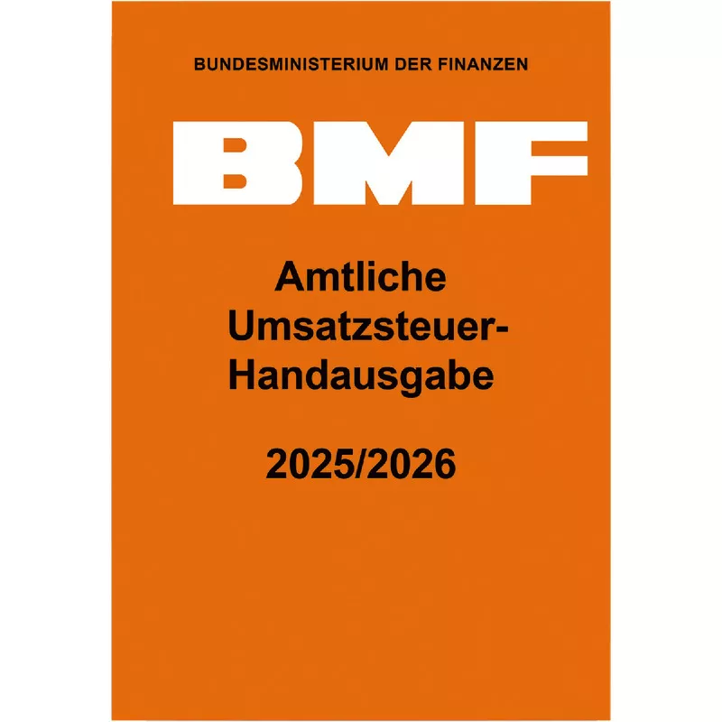 Amtliche Umsatzsteuer-Handausgabe 2025/2026