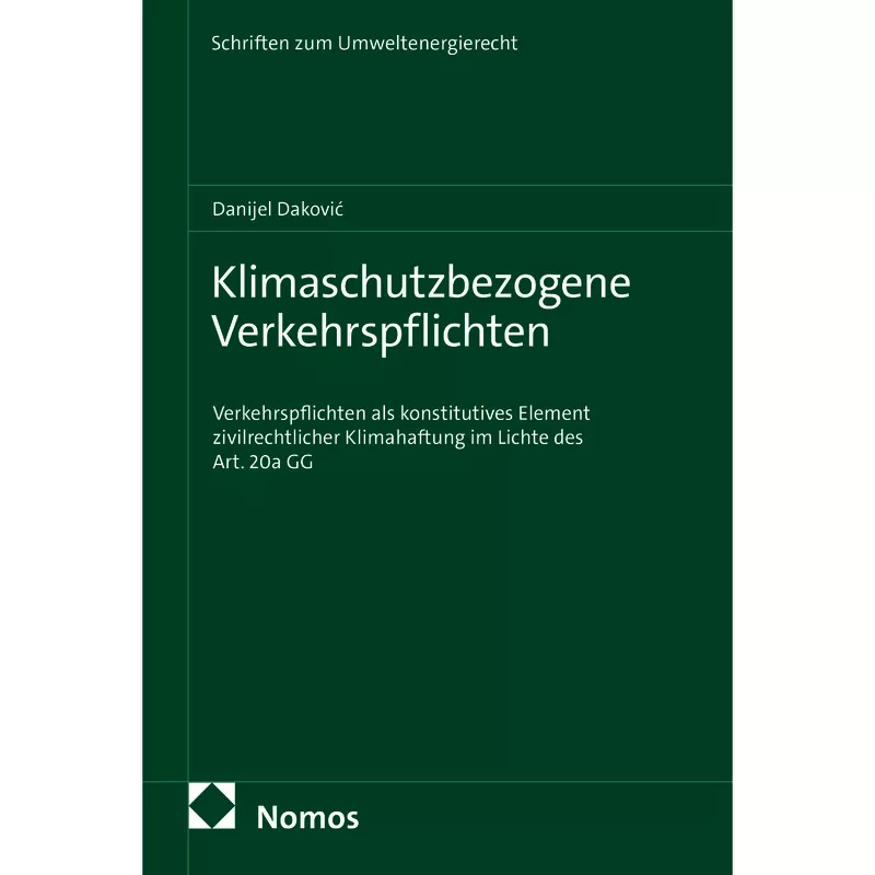 Klimaschutzbezogene Verkehrspflichten