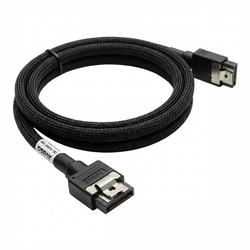 Broadcom LSI CBL-RA8087-08M Multilane Kabel SFF8087 auf SFF8087 gewinkelt LSI00312 von Avago 80cm