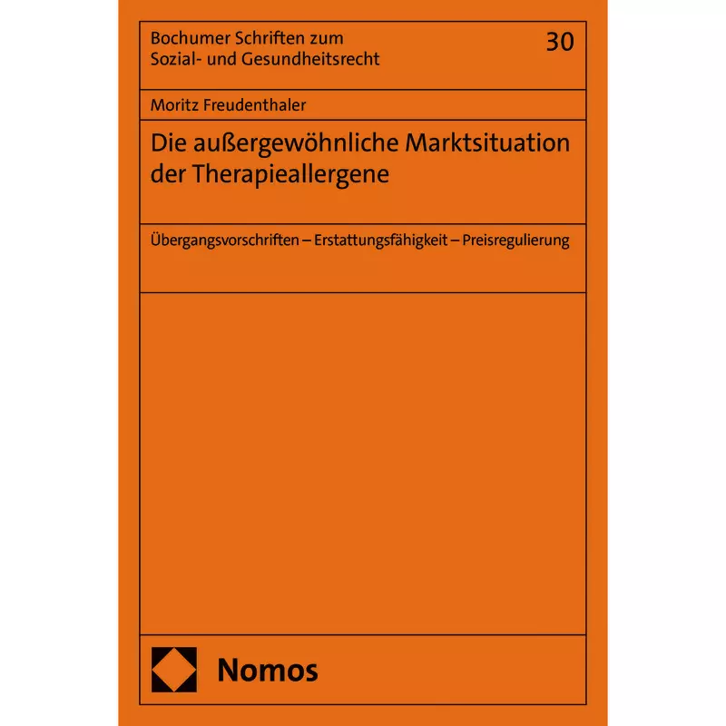 Die außergewöhnliche Marktsituation der Therapieallergene