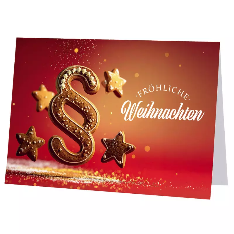 SoldanPlus Weihnachtskarte Sweet Christmas , individuell bedruckt, inkl. Kuvert