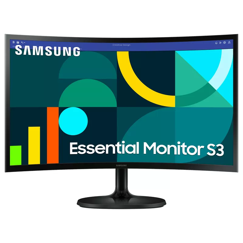 61cm/24 (1920x1080) Samsung S24D364GAU 16:9 Essential Full HD 4ms Black