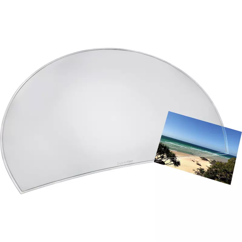 Läufer Schreibunterlage Matton Transparent Rondo Glasklar, 500x700 mm, halbrund