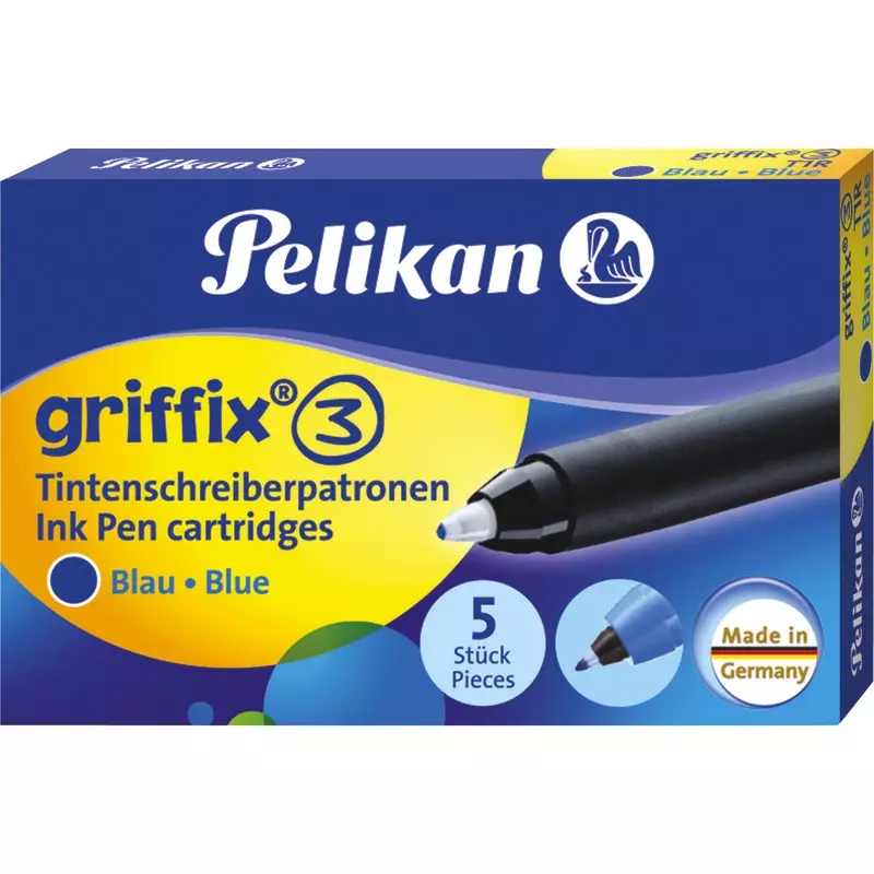 Pelikan Patronen für Tintenschreiber T1R/5 blau