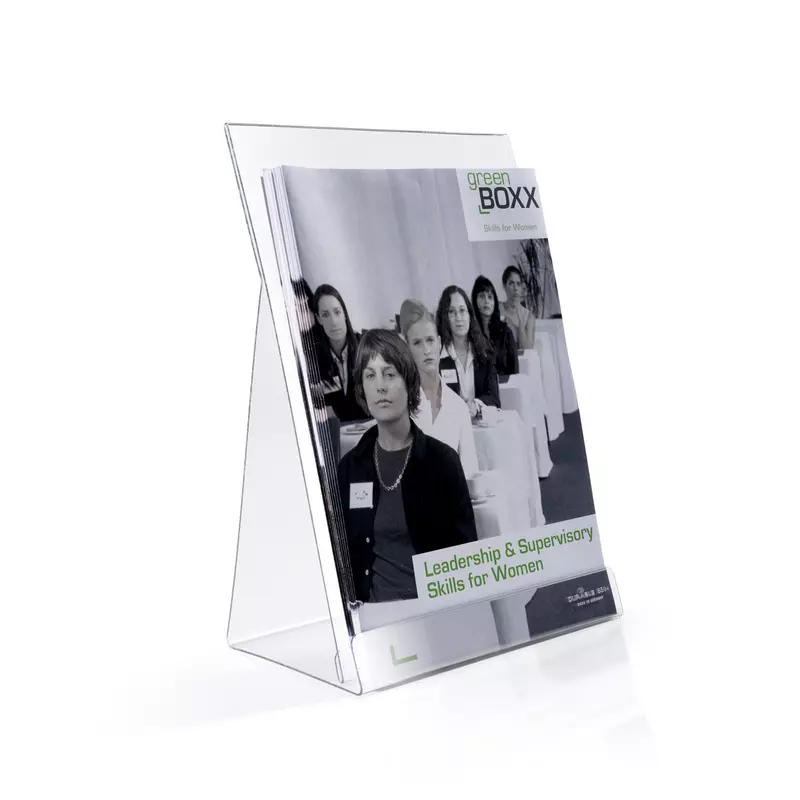 Durable Prospektspender 21x30cm für DIN A4 L-Form gk