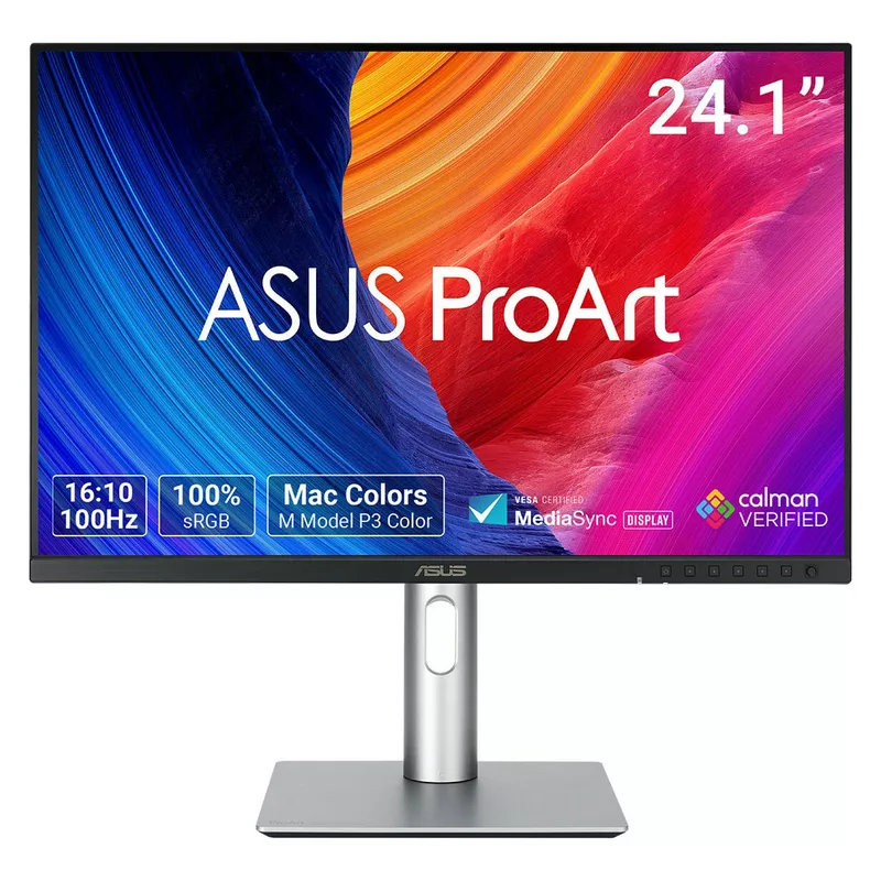 61,2 cm (24.1) 1920 x 1200 Pixel ASUS 90LM05K1-B01K71 16:10 WUXGA IPS 5 ms 100 Hz HDR DisplayPort HDMI USB-Hub Pivot Height VESA Speaker