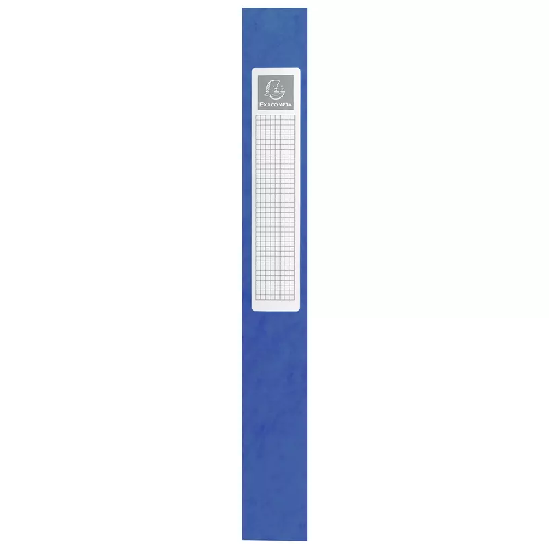 Archivbox aus Colorspan-Karton 600g, Rückenbreite 40mm mit Etikett, 25x33cm für DIN A4 - Blau