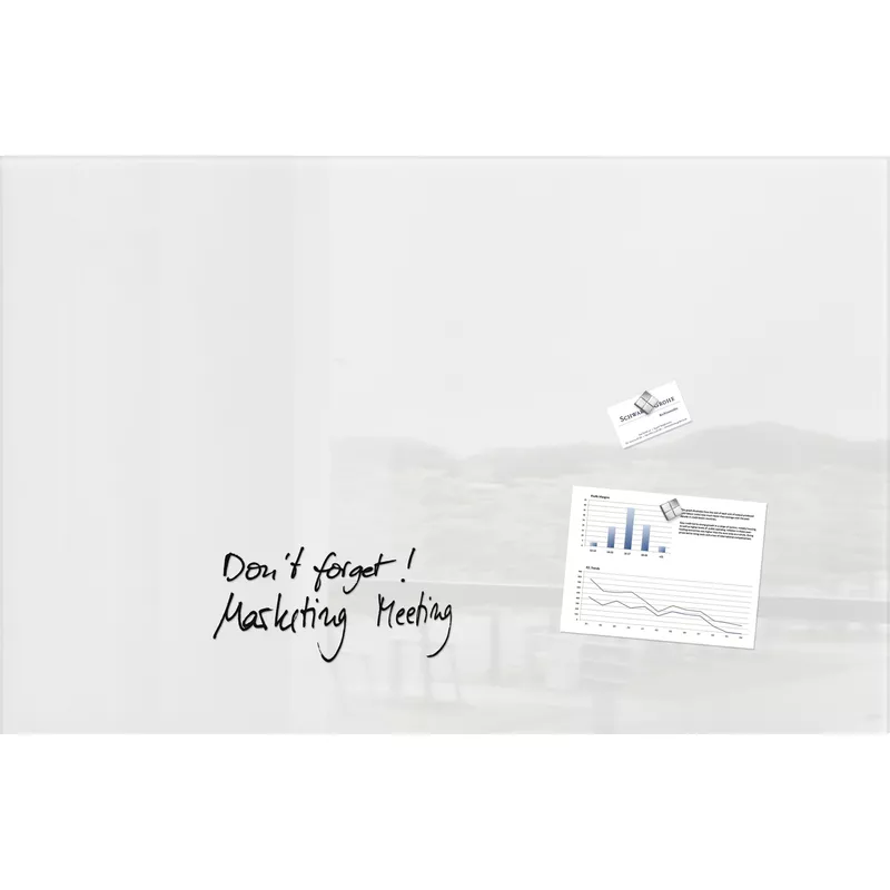 Sigel Magnetboard Artverum 100x65cm Glas weiß
