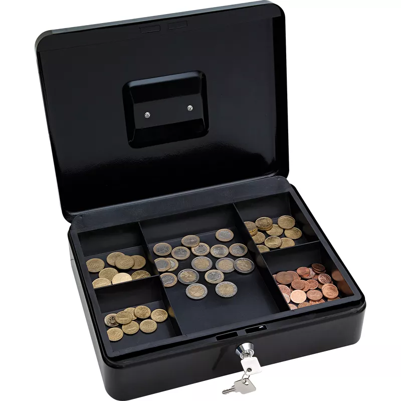 Wedo Geldkassette 30x24x9cm Größe 4 schwarz