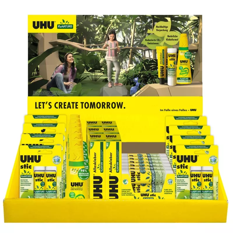 Thekendisplay ReNature 4 Produkte sortiertnull UHU 7003808