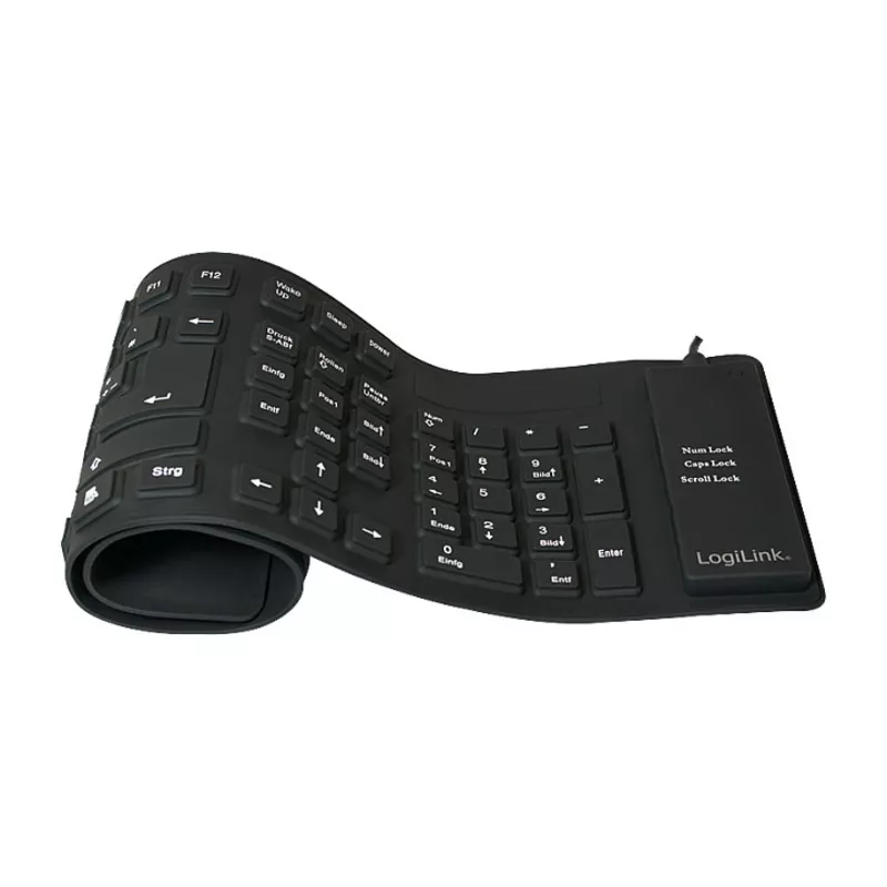 LogiLink flexible Tastatur black