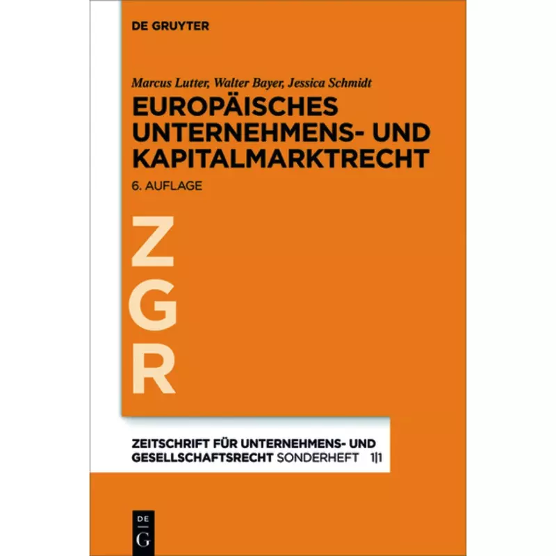 Europäisches Unternehmens- und Kapitalmarktrecht