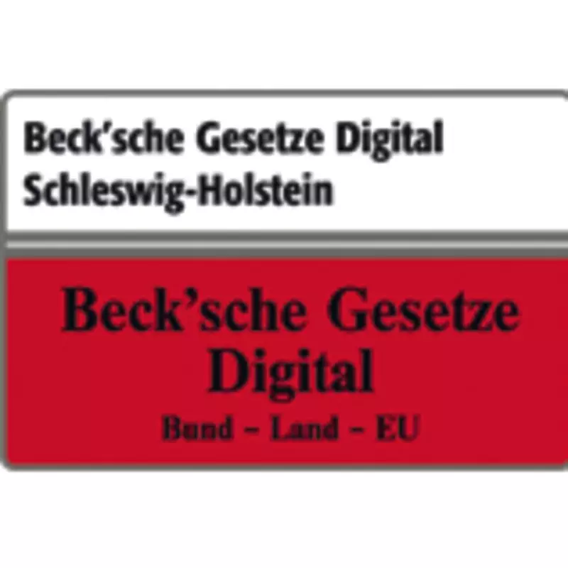 beck-online Beck'sche Gesetze Digital Schleswig-Holstein